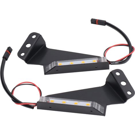 Motorrad-Frontspiegel mit LED-Blinkern für BMW S1000RR 2019-2022, integriertes Blinklicht, 2-teiliges Set, schwarz, kompatibler Ersatz. (1/5)