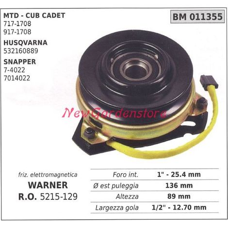 Elektromagnetische Rasenmäherkupplung mtd cub cadet 011355