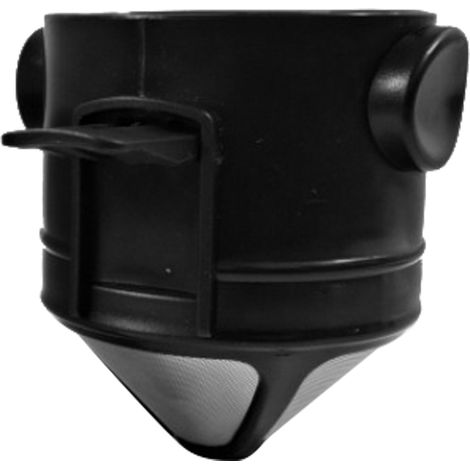 Filtre à café pliable et portable, réutilisable, à double couche, noir. (1/5)
