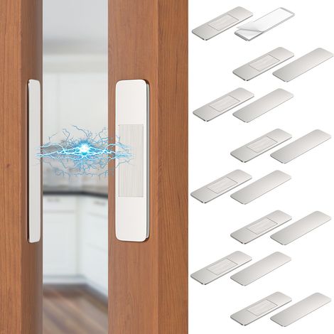 Lot de 8 Aimant pour Porte Placard, Fermeture Loquet Magnétique (1/5)