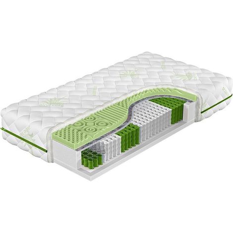 Colchón ComfiDream Green Line , Con muelle (Pocket), La espuma de poliuretano, Dos niveles de firmeza, 7 zonas anatómicas, Respirable, Dos caras (1/3)