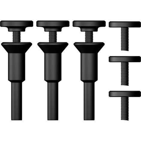 Juego de 3 soportes de mandril de rueda de corte de 0,95 cm y 6,35 mm con eje de 6,35 mm para amoladora de matrices, accesorios de taladro y herramienta rotativa (1/5)