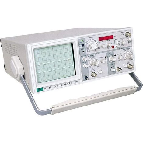 Oscilloscope analogique à Deux Pistes avec fréquencemètre à Six Chiffres V-212A (Size : 220V) (1/2)