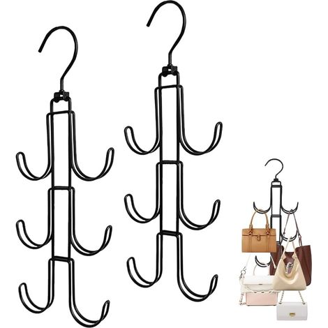 2 Porte Foulards Acier Ceintures Cravates Dressing (1/5)