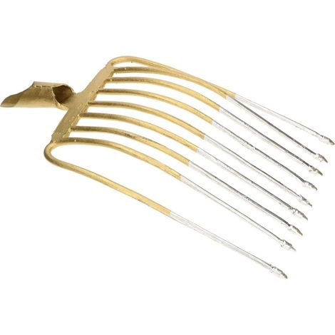 Fourche à foin 9 dents Fourche à foin Fourche de jardin Fourche à fumier Fourche de jardin Fourche à bêche Fourche pour jardin Fourche pour jardin et agriculture (1/5)