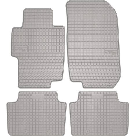 Alfombrillas de goma para coche: Honda Accord VII sedán, familiar, familiar, Type-S (2002-2008) - color gris a juego. (1/5)
