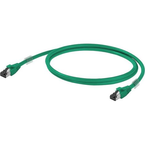 Weidmüller 1251590005 RJ45 Patchkabel CAT 6a S/FTP 0.50 m Grün 1 St.