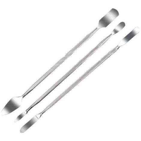 3-teiliges Metallspatel-Set, doppelseitige Metallspatel zum Öffnen und Zerlegen, Reparaturwerkzeug-Set für Mobiltelefone, iPads, Tablets und Computer (1/5)