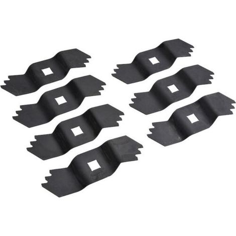 7 X 15 CM lame de scarification pour AL-KO 38E 38P 32VLE 38VLE GRIZZLY 462219 460773 (1/3)