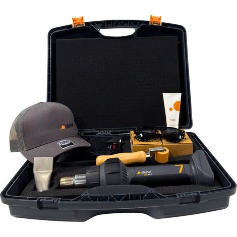 Kit de toiture Steinel MH 7 KF avec pistolet à air chaud sans fil - Kit de couverture (1/3)