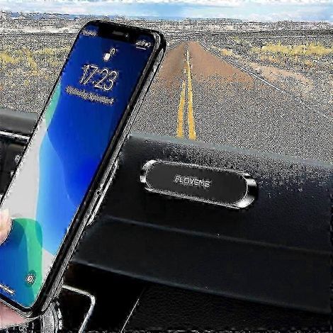 Support magnétique adhésif pour téléphone de voiture, compatible avec tous les tableaux de bord - Solution de fixation pour appareils Floveme Jikaix