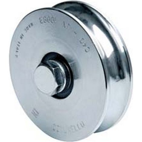 2PZ RUOTA CANCELLI GOLA SEMITONDA ART.315 - mm.140x31