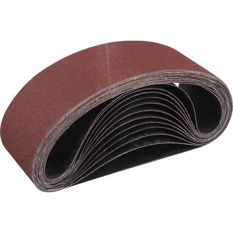 Bande Abrasive 75x 457 mm,12PCS 120 grain Ensemble de Bandes Abrasives - (1/5)