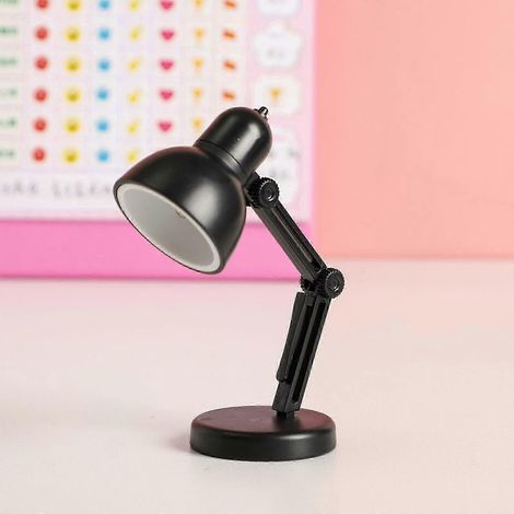 Miniatur-Falt-LED-Schreibtischlampe mit Magnetklemme (LD02 Schwarz)