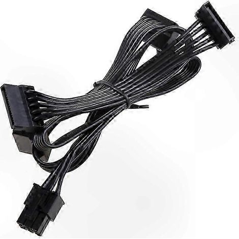 Adaptateur secteur 6 broches vers 4 SATA pour disques durs RM550-RM1000 (1/5)
