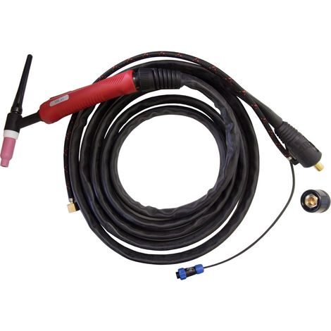 ELMAG WIG-Schlauchpaket ErgoTig 17/4m - 2 Takt/4 Takt, SteckerØ 13mm 16/25mm², inkl. Adapter von 13mm auf 9mm passend für ETP 220/225/230 SynPuls (1/2)