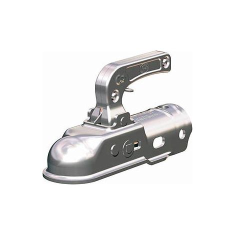 Maxter – Tête freinée multidiamètre 2200 kg – Ø 50 mm – Entretoises 35/40/45 mm pour remorques lourdes – Installation facile (1/2)