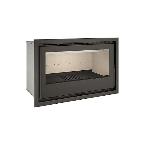 TJ - Chimenea Insertable de Leña con Turbinas Modelo FLAMA 90 de 8,4 kW
