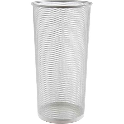 PORTA OMBRELLI IN METALLO TONDO 26X50 CM BIANCO