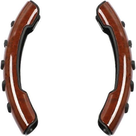 Volant voiture anti-dérapant, poignée auxiliaire booster, aide à la conduite, motif bois pêcher, couvre-volant universel antidérapant, accessoire sécurité. (1/4)