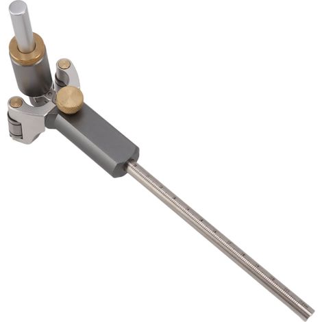 Règle à tracer Linéaire Arc Double Usage, Outil de Menuiserie Multifonctionnel pour Tracer et Dessiner sur Bois (1/5)