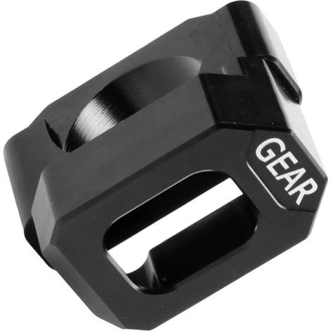 Matériel en aluminium d'ajustement de taille de rotation du-Noir