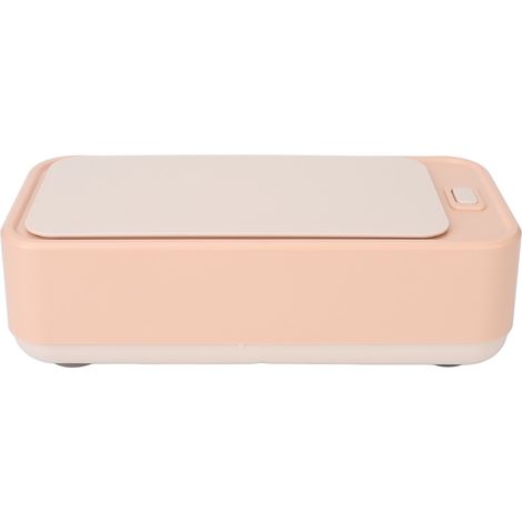 Nettoyeur Ultrasonique Portable pour Lunettes, Bijoux et Montres Rose (1/5)
