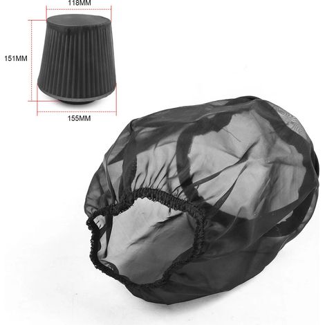 Protection de filtre à air conique universelle pour préfiltre d'admission d'air froid du moteur (5 pièces) (1/4)