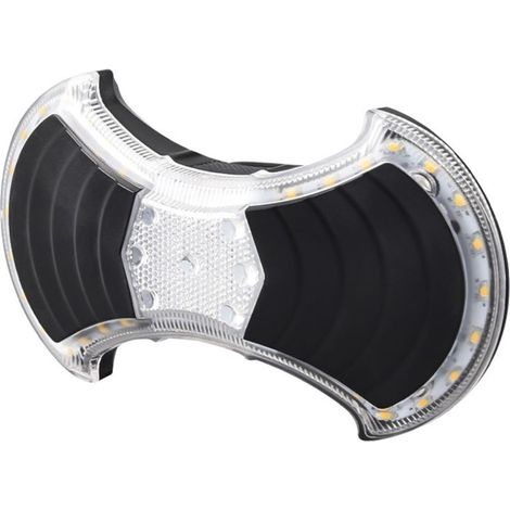 Feu arrière vélo intelligent avec clignotants, rechargeable, télécommande sans fil, signalisation cycliste de sécurité. (1/5)