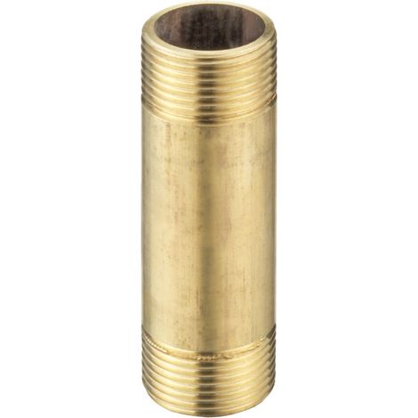 Cornat Rohrnippel Messing blank, 1/2 AG, 60 mm Schraubfittings
