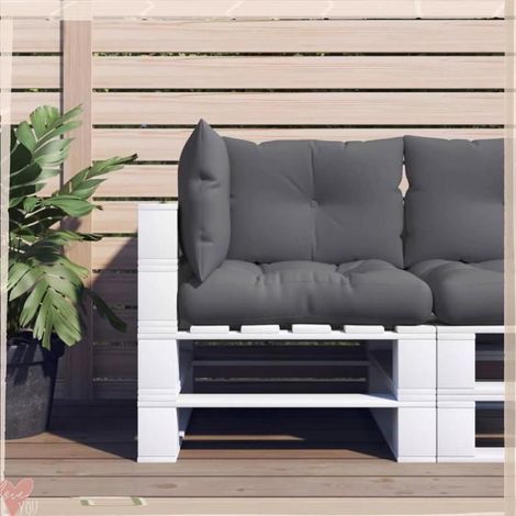 360856 Coussins de palette lot de 3 anthracite tissu (1/5)