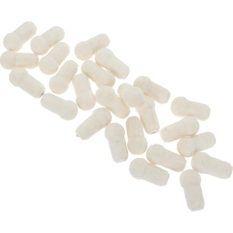 Pointes de Rechange pour Stylet Capacitif 8mm en Feutre, 25 Pièces Blanc, Écriture et Dessin sur Écrans Tactiles, Compatible Stylets Infrarouges, Prise de Notes Précise (1/5)