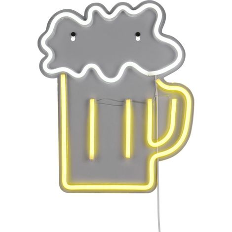Applique, Applique LED murale mousse - Beer Multicolore en Plastique, BOITE A DESIGN (1/5)