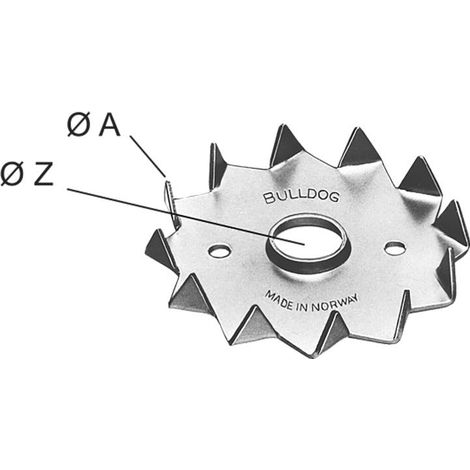 Holzverbinder Bulldog C2-117M20G-B D117/20mm eins.gezahnt TZN SIMPSON STRONG TIE 40 Stk (1/4)