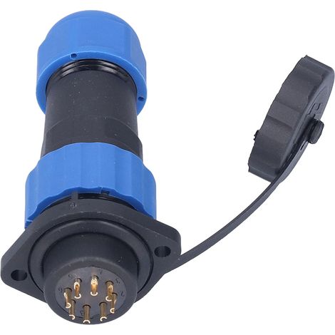 Douille étanche IP68 avec connecteur aviation mâle/femelle, 5A 250V, embase SP208 à broches