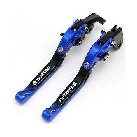 Poignées d'embrayage et de frein pour Suzuki GSX-R600 750 SV650 (bleu)
