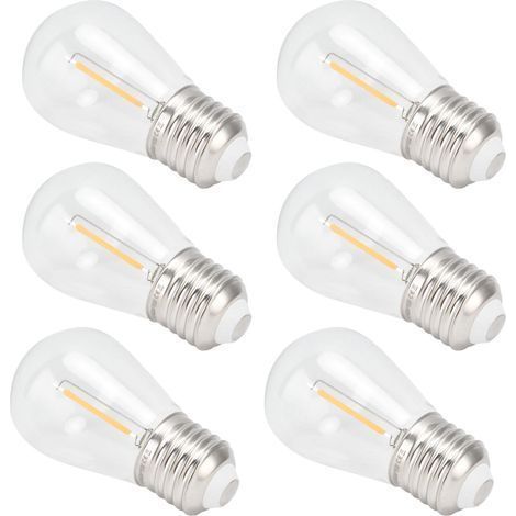 Konvolut von 10 niedlichen, verstellbaren LED-Energiesparlampen im Retro-Stil, Vintage-Glühbirnen für Dekorationszwecke (1/5)