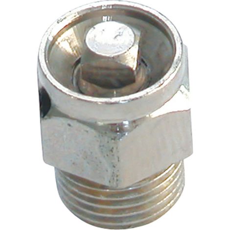 Purgeur d"air laiton nickelé carré de 4 mm - Dimension 5x10 - Thermador