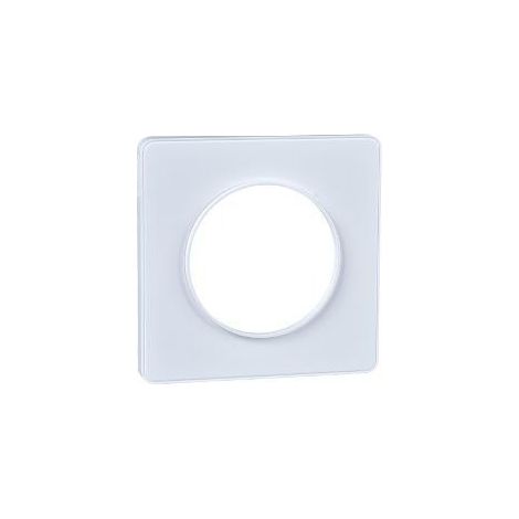 Rahmen 1 Element weiß Odace Touch SCHNEIDER S520802