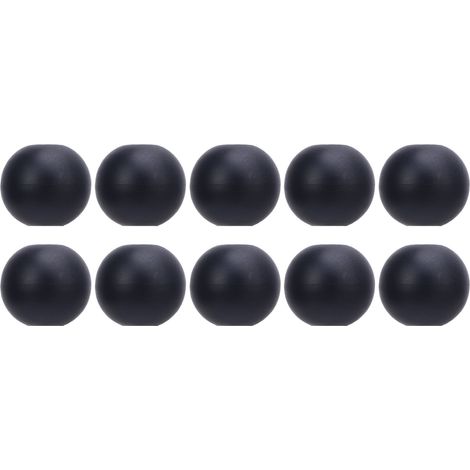 Lot de 10 butées à billes en caoutchouc pour poulie de fitness, accessoires de rechange pour câbles et cordes de musculation. (1/5)