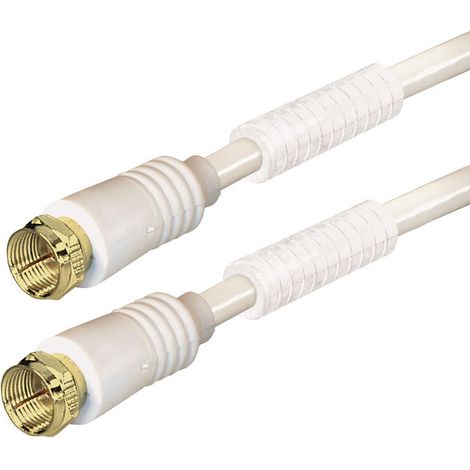 Cavo de connessione F-connettore diritto - F-connettore diritto estremamente basso con sistema di smorzamento de monitor 3,5 m (1/2)