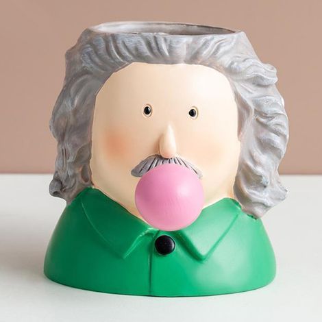 Porte-stylo créatif Mona Lisa, boîte de rangement pour fournitures de bureau, adorable décoration de bureau Van Gogh, Einstein (1/5)