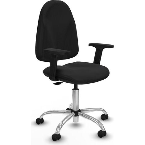 Piqueras y Crespo B2D05RF Silla de oficina negra cómoda