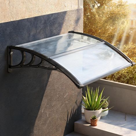 Store banne noir en plastique 100 x 75 x 23 cm (1/5)