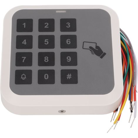 Contrôle d'accès par clavier tactile, sécurité sans clé, carte d'accès pour domicile, résidence, villa, bureau - Version standard (1/5)