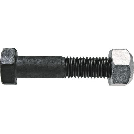 Vis avec contre-écrou, filetage M12x1,75, classe 10,9, pour broyeur 63-1260-1