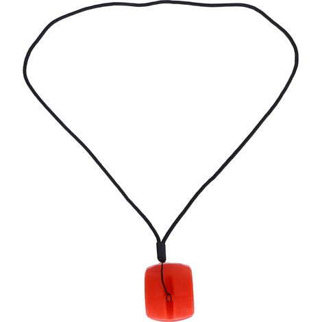 Appareil de musculation de la mâchoire, renforcement des muscles de la mâchoire, affinement du visage, ballon d'exercice pour le cou avec corde de suspension, rouge (1/5)