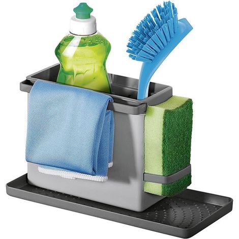 Spülbecken-Organizer 24x13x14cm Waschbecken Sanitäranlage Badmöbel Spüle Möbel (1/5)