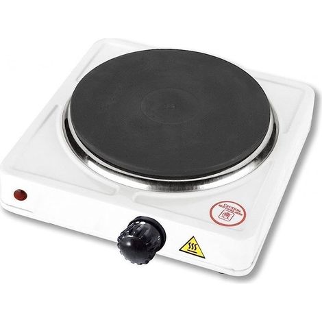 Fornello Elettrico Hercules 500W Regolabile - Piastra in Ghisa 10cm Per Campeggio