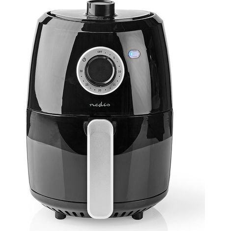 NEDIS FREIDORA DE AIRE CALIENTE  2.4 L  MINUTERO: 30 MIN  ANALOGICO/NEGRO (1/5)